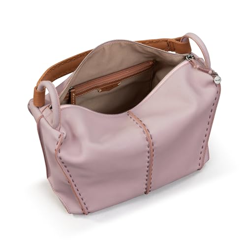 The Sak Los Feliz Hobo Purse - Premium Large Leather Women's Handbag for Everyday & Travel - Durable Purse With Zipper Pocket | Slouchy Relaxed Silhouette, Roomy Interior, Lightweight All-Day Carry, Fits Phone, Wallet & Tablet, Everyday & Travel Ready - c