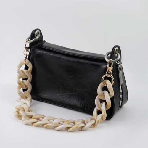 DIY Acrylic Resin Replacement Chain - color: Coffee White;46cm