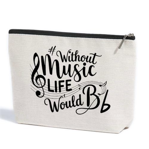 ZHAMEN Music Lover Makeup Bag Cosmetic Bags for Women - color: Multicolor 1434