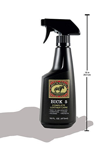 Bickmore Leather Cleaner & Conditioner 16 oz Spray 2-Pack | Complete Care That Won't Darken, Safe on Apparel, Furniture, Auto Interiors & Bags