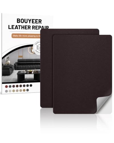 Leather Repair Patch Tape Kit,Self Adhesive Leather Repair for Sofa，Car Seat,Office Chair,Furniture,Jacket,Waterproof Strong Adhesive Vinyl Repair Kit. 8 in x 11 in,Coffee - color: Coffee, size: 8 in x 11 in