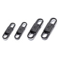 Mizeer Anti Theft Zipper Clips - Keep Zippers Closed on Backpacks, Purses - color: 4pcs Black