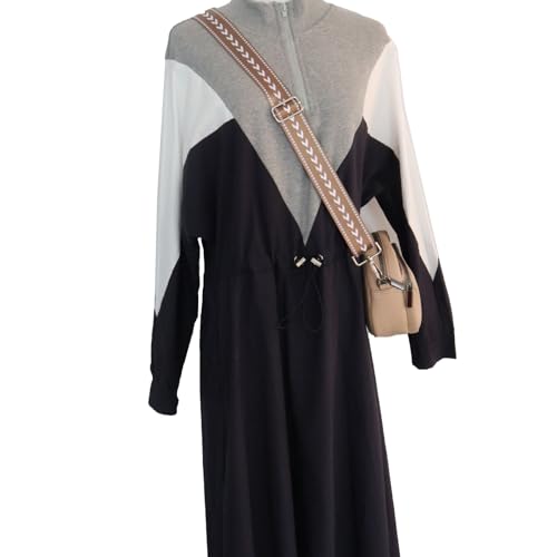 Adjustable Brown Purse Strap - 1.5" Wide Handbags, Camera, Guitar, Phone & Crossbody Bag Replacement Shoulder Straps(Silver Hardware) - color: Purse Strap-Silver hook-T501
