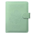 Passport Holder Cover, ACdream Protective Premium Leather RFID Blocking Wallet Travel Case for Passport/Credit Card/Air Ticket, - color: **Agave Green