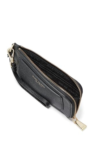 kate spade new york womens Ava Pebbled Leather Coin Card Case Wristlet - color: Black