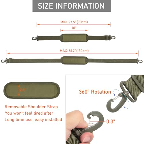 2 Pack Shoulder Strap Pads Adjustable Shoulder Strap Replacement for Crossbody Pouch Bags