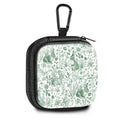 Square Data Cable Earbud Charger Coin Storage Bag Shockproof and Drop-Proof EVA Material Compatible with AirPod(Green) - color: Green
