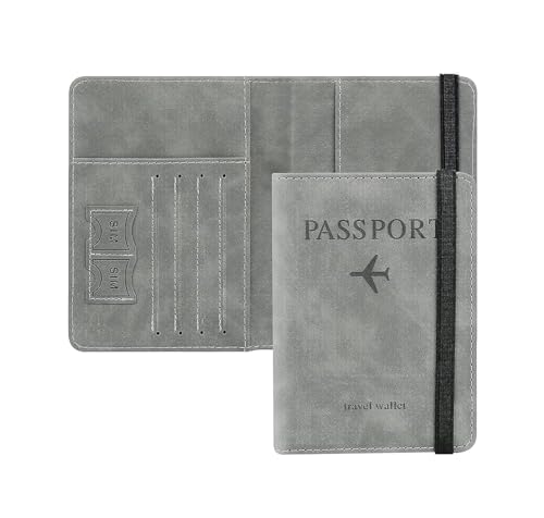Stealodeal PU Leather Card Holder – Multi-Compartment Organizer for Debit/Credit/ATM Cards (Unisex Design) (Light Grey) - color: Light Grey