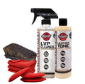 Renegade Products Leather Clean and Condition Kit – Deep Clean & Condition Seats, Upholstery & Trim with Brushes, Towels & Non-Greasy Finish