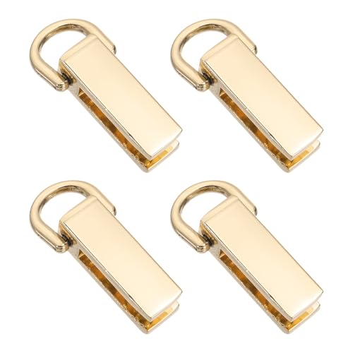 PATIKIL Bag Side Clip Buckle, Metal Purse Suspension Clasp Suspending Handbag Chain Strap Connector with D Ring - color: Light Gold