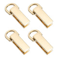 PATIKIL Bag Side Clip Buckle, Metal Purse Suspension Clasp Suspending Handbag Chain Strap Connector with D Ring - color: Light Gold