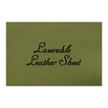 HARFINGTON Laserable Leather Sheets 18" x 12" x 0.04" Non-Adhesive Engraving Leatherette Sheets Laserable Leather Hat Patch for DIY Caps Jackets Backpacks Clothing, Olive Green/Black - color: Olive Green/Black