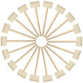 MIHEY 18 Pcs Mini Wooden Hammer Creative Pounding Educational Mallet