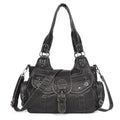 Angel Kiss Hobo Bags for Women Vegan Leather Shoulder Purses and Handbags Ladies Roomy Tote Bags Purse with Crossbody Strap - color: Bronze