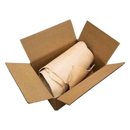 Realeather Premium Leather Tooling Belly for Crafting, 4-6oz, Natural - size: 4-6 oz, style: Tooling Belly