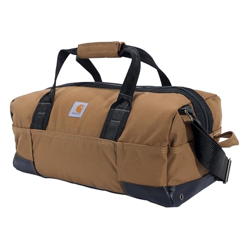 Carhartt Utility 35L Duffel Carhartt Brown | Classic Duffels, Heavy-Duty Bag for Jobsite, Gym, & Travel - color: Carhartt Brown, style: 35l