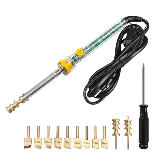 DUEBEL Electric Leather Heat Edge Creaser Machine Sealing Stamping Heater AC 100-230V Leather Grooving Tool Leatherworking DIY Leather Edge Polishing Tool