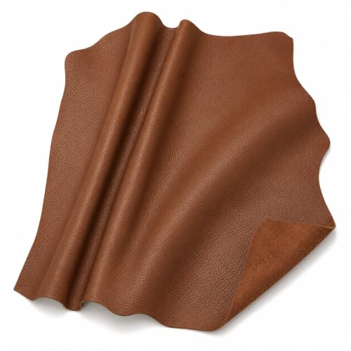 REED Leather Hides Cow Skins, 12 X 24 Inches 2 Square Foot, Brown | Arts and Crafts - color: Brown, size: 2 Square Foot