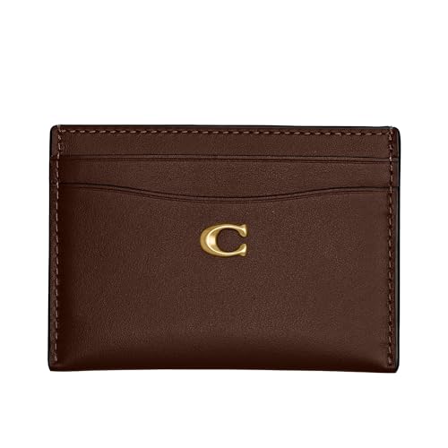 Coach Essential Card Case - color: B4/MAPLE