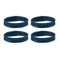 HARFINGTON Leather Watch Band Loops Replacement Watch Strap Holder Retainer Wristwatch Strap Fastener Rings for Wristband - color: Blue, size: 20mm