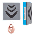 SUPERDANT Three-Tiered Teardrop Shape Leather Die Water Drop Earrings Wooden Die Cutter Leathers Cutting Dies DIY Art Crafts Leathers Dies Cutter for Men Women Leather Making for Handmade Lover Gifts - style: Three-Tier Teardrop Earrings