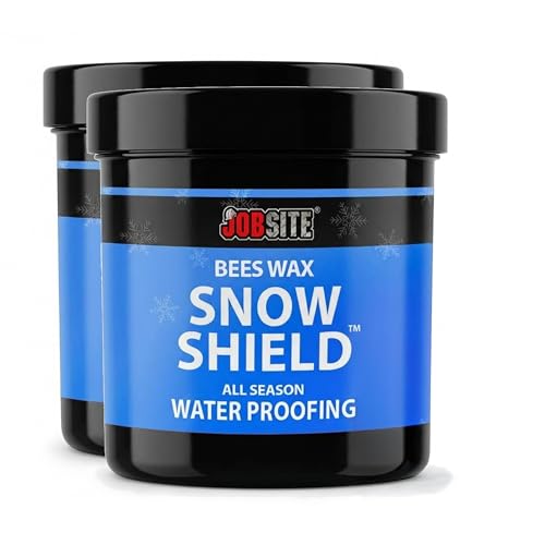 JobSite Snow Shield Waterproof Beeswax - Original Formula - Leather Protector - 6 oz - color: 2 Pack