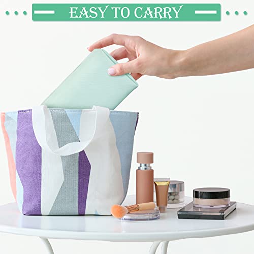 Sanwuta 9 Pcs Makeup Bags Bulk Toiletry Case,Mint Green - color: Mint Green
