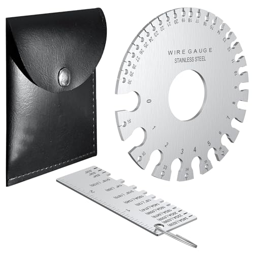 Professional Wire Gauge Measuring Tool-Set of 2 - size: Set of 2