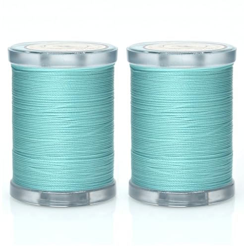 Selric 300Yards Extra Strong Bonded Nylon Thread for Leather Sewing-Aquamarine - color: Aquamarine