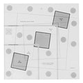 AUNMAS Sewing Ruler, Transparent Acrylic Quilting Ruler with Grids Log Cabin Quilt Ruler for Quilting, Sewing and Crafts (6 Inch) - size: 6 Inch