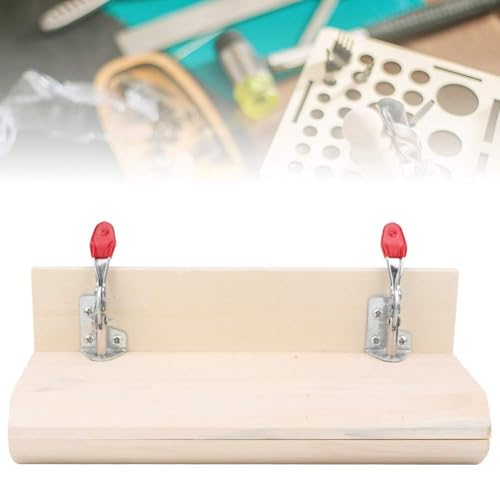 Leather Stitching Pony, Pony Horse Clamp Table DIY Desktop Tool | Leathercraft Hand Stitching Lacing Sewing Wooden Leathercraft Hand Stitching Sewing
