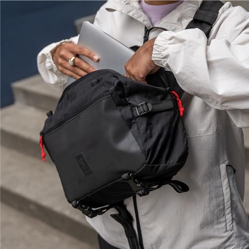 Chrome Industries Kadet Max Messenger Bag – Crossbody Sling Backpack for Men and Women w/Quick Release Buckle - color: Black Xrf