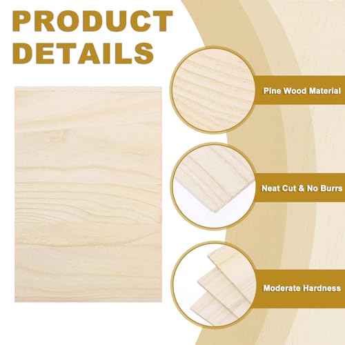 PATIKIL Wood Breaking Board Karate Martial Arts Boards Wooden Kick Board Training Accessory for Adult Taekwondo Punching Karate Practice Performing - size: 0.6mm