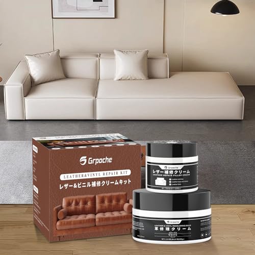 Leather Recoloring Balm White, Mink Oil Leather Conditioner & Leather Filler Cream, Leather Repair Kit for Furniture,Vinyl Repair Kit Restore Couches, Car Seats, Purse, Scratch, Peeling, Burn Holes - color: White