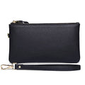 GOIACII Wallets for Women RFID Blocking Ultra Slim Real Leather Credit Card Holder Clutch - color: 1-2020-black
