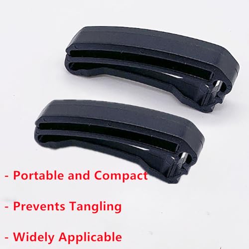 2 Pcs Backpack Webbing Strap Belt | Backpack Strap Keeper, Lightweight Strap Supplies, Tri Glide Slide Webbing Strap Keeper, Webbing Connecting Clip