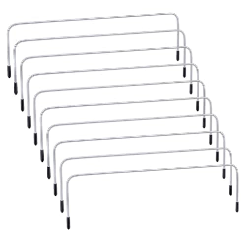 CRAFTYMELODY 10Pcs Metal Internal Wire Frames Handbag Purse Frame Rectangle Internal Bag Frame Hardware for Lunch Bag Purse Backpack Wallet DIY Sewing and Crafting Making Supplies Accessories - size: 73x251x3mm
