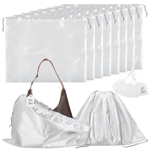20 Pcs Dust Bags for Handbags and Purses, 19.7 x 15.7"