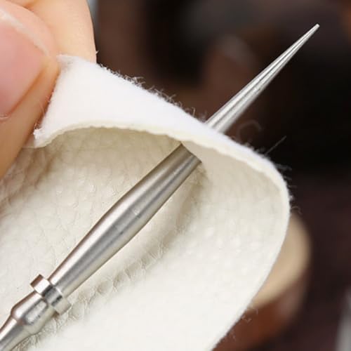 yyangz Vintage Patterned Awl Silver Handmade DIY Sewing Tool Accessories Punching Awl Sewing Needle for Repairing Canvas Leather Soles Handbags