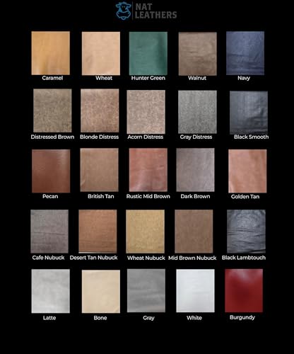 Cafe Brown Nubuck Soft Faux Leather Fabric Sheet PU (Peta Approved Vegan) Leather Sold by the Yard Synthetic Pleather 0.9 mm Nappa Soft Smooth Upholstery (Cafe Nubuck, BY THE Yard) - color: Cafe Nubuck, size: BY THE YARD