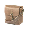 MegaGear Genuine Leather Camera Messenger Bag Mirrorless Portable electronic device cover - color: Mink