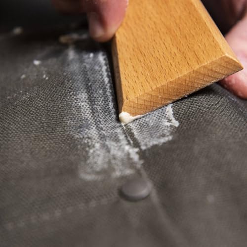 Otter Wax Waxed Canvas Smoothing Tool | Polished Hardwood Applicator for Fabric Waxing, Seam and Edge Cleaner, Leather Crevice Tool for Jackets, Hats, Bags, Boots