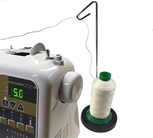 EZ-Xtend Serabond Bonded #92 Polyester Thread - UV Resistant & Heavy Duty for Home Sewing Machines (White, 8 oz Spool) - color: White