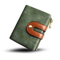 YOTOO Womens Wallets Bifold Leather Small Wallets for Women Mini Rfid Thin(green)