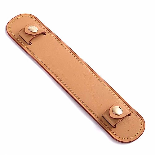 Vachetta Leather Shoulder Pad Soothing Shoulder Pad for Cossbody Bag Straps - color: Vachetta Beeswax Color