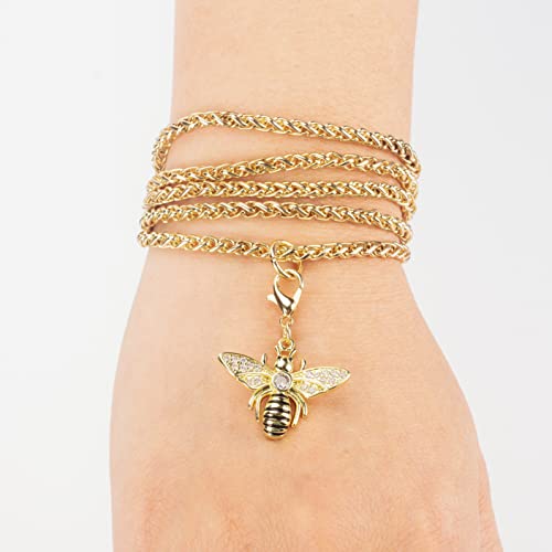 Horizontal Leather ID Badge Holder, Fashion & Novelty Bee Metal Detachable Neck Lanyard, Student ID & Work Card Badge Holder with 1 Clear ID Window & 1 Credit Card Slot (Coffee Brown) - color: Coffee Brown, size: Horizontal
