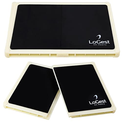 Logest Rebreakable Boards Martial Arts - Taekwondo Karate MMA Boards - Reusable Plastic Training Breaking Boards for Kids & Adults Available in 6 Levels of Difficulty Taekwondo Boards for Breaking - color: Black - X-Heavy