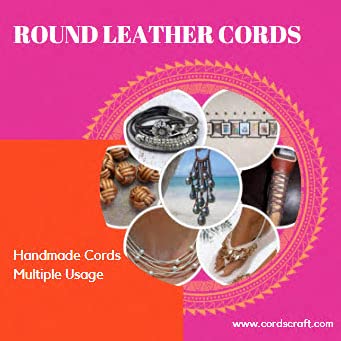 1 mm Metallic Round Leather Cords for Jewelry Making Bracelet, Necklaces, Hair Accessories, Dog Collar Beading Work, DIY Craft (Metallic Bronze) 10 Meters - color: Bronze