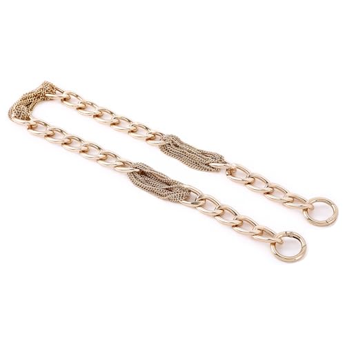 Yichain Classy Metal Tassels Bag Chains Purse Handles Shoulder Strap Replacement Charms Accessories (Gold Small 24'') - color: Gold Small 24''