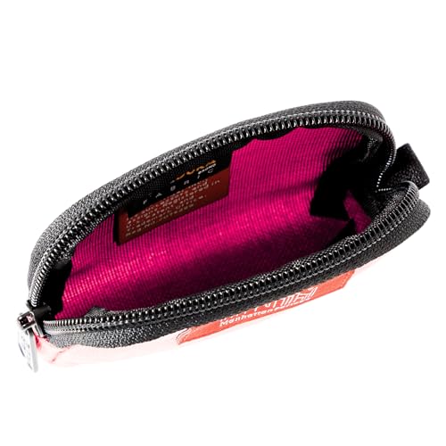 Manhattan Portage CORDURA® Coin Purse With Zipper Closure Pouch Eclectic Colors Credit Card ID Card Jewelry Keys Water Resistant Gift Everyday Carry - color: Rose